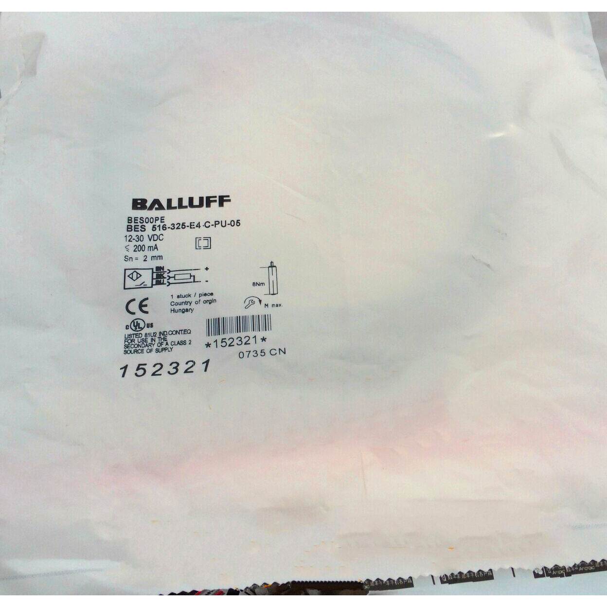 New 1PC Balluff BES 516-325-E4-C-PU-05 Sensor - BALLUFF