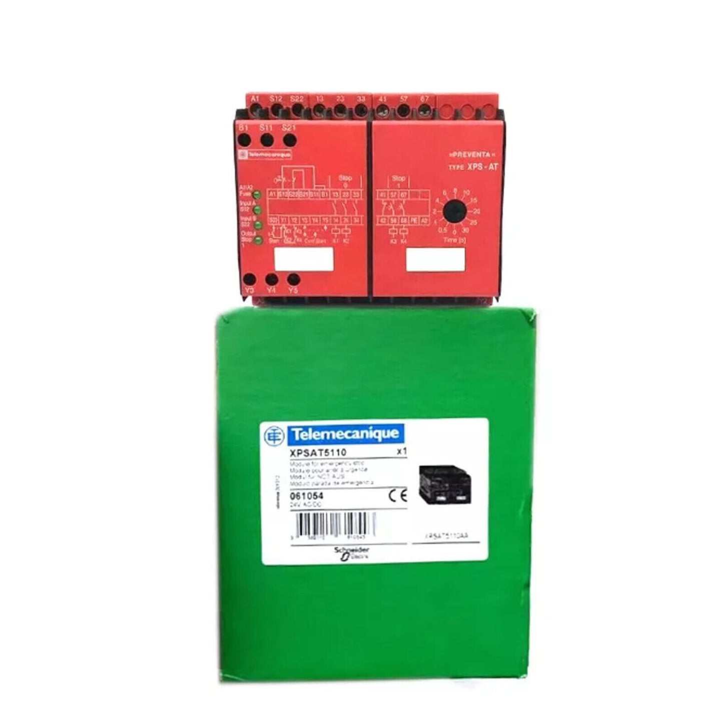 new 1PC Schneider XPSAT5110 Safety Relay ping XPS-AT5110 - SCHNEIDER