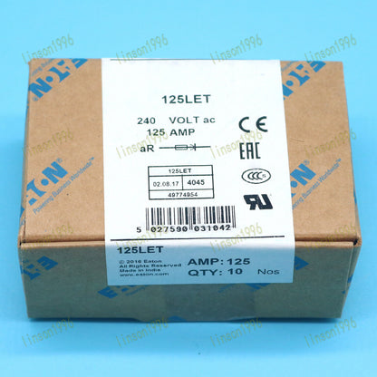 10PCS BUSSMANN EATON BS88:4 125LET 125A 240VAC SPOT STOCK - BUSSMANN EATON