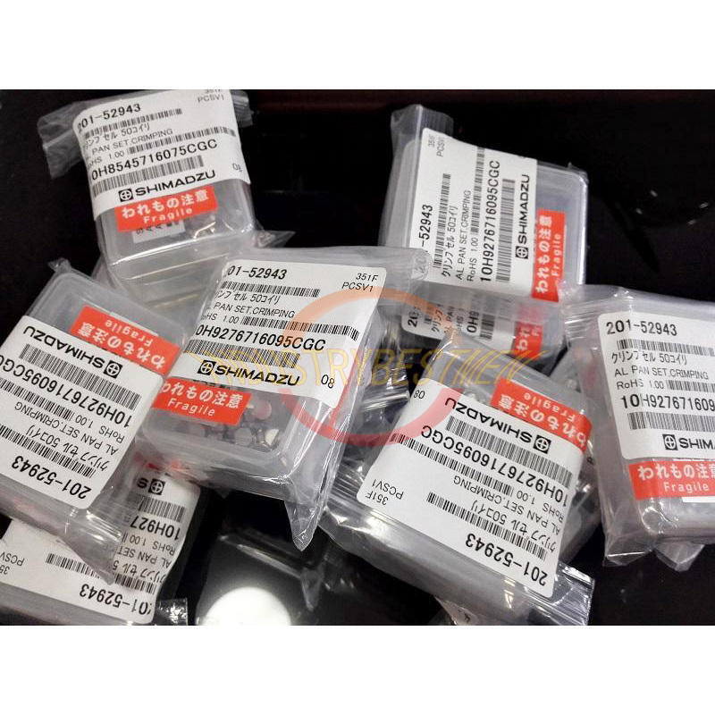 50PCS SHIMADZU 201-52943 Aluminum Crucible 5.8x1.5mm - SHIMADZU