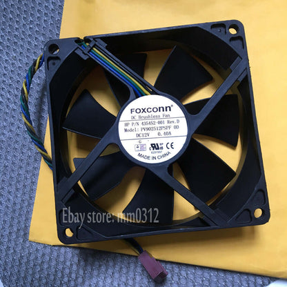 FOXCONN 9225 HP P/N : 435452-001 Rev.B PV902512PSPF 0H DC12V 0.40A pwm fan 4pin