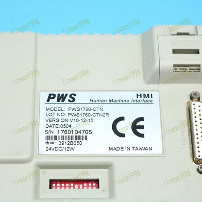 Used HITECH HMI PWS1760 Touchscreen Tested Good - HITECH