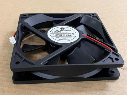 new PELKO MOTORS R1225H24BPLB1-7 12025 12cm 24V 0.20A silent cooling fan