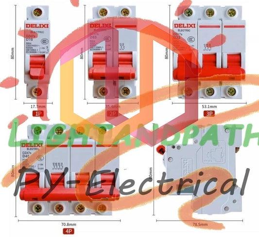 For Delixi DZ47S Series Air-Switch Circuit Breaker D-Type #Li