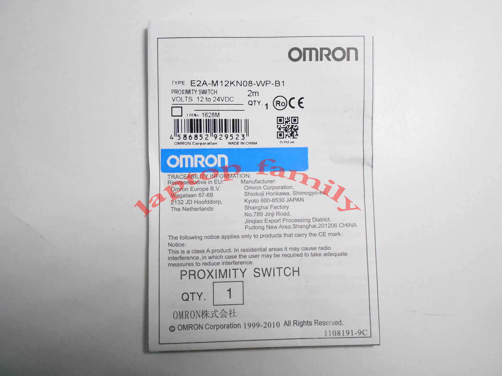 OMRON E2A-M12KN08 WP-B1 - OMRON