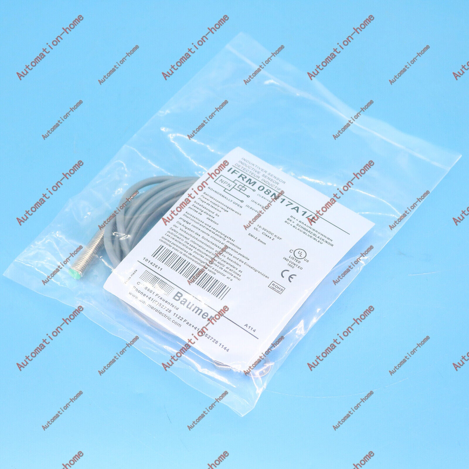 BAUMER PROXIMITY SWITCH IFRM 08N17A1/L NIB - BAUMER