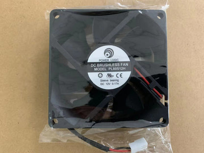 new 1pcs Power PL80S12H DC12V 0.17A 8CM 8025 cooling fan 80*80*25MM