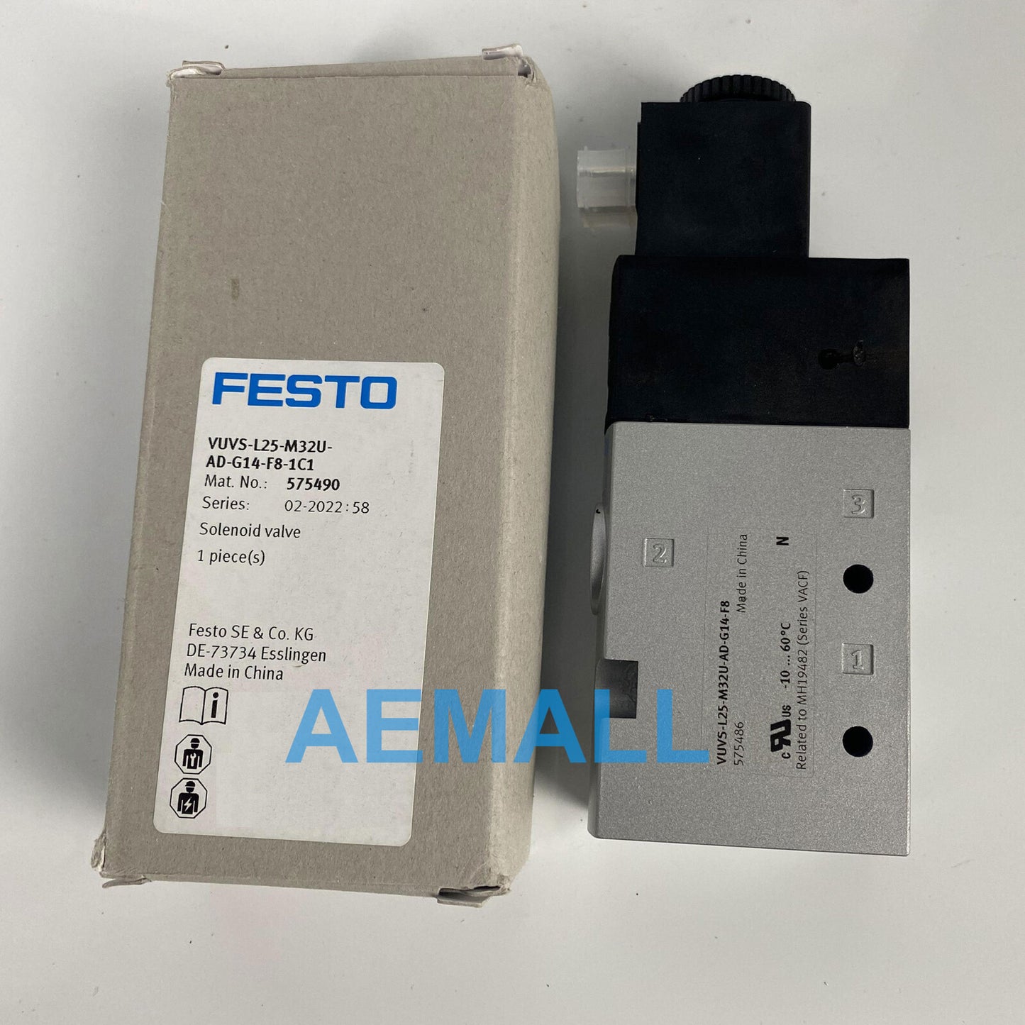1pcs FESTO VUVS-L25-M32U-AD-G14-F8-1C1 575490 575486 Solenoid Valve