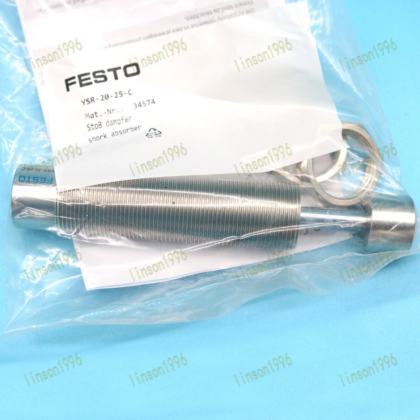Festo Shock Absorber YSR-20-25-C 34574 Fast – Fast Acting Shock Absorber - FESTO