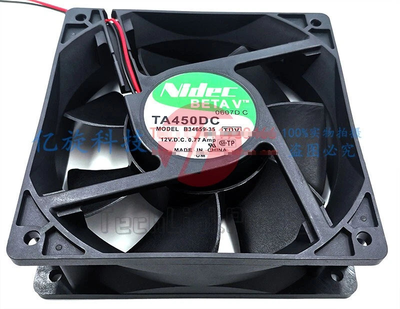 Nidec BETAV TA450DC B34659-35 RAD 12V 0.77A 12cm Cooling Fan