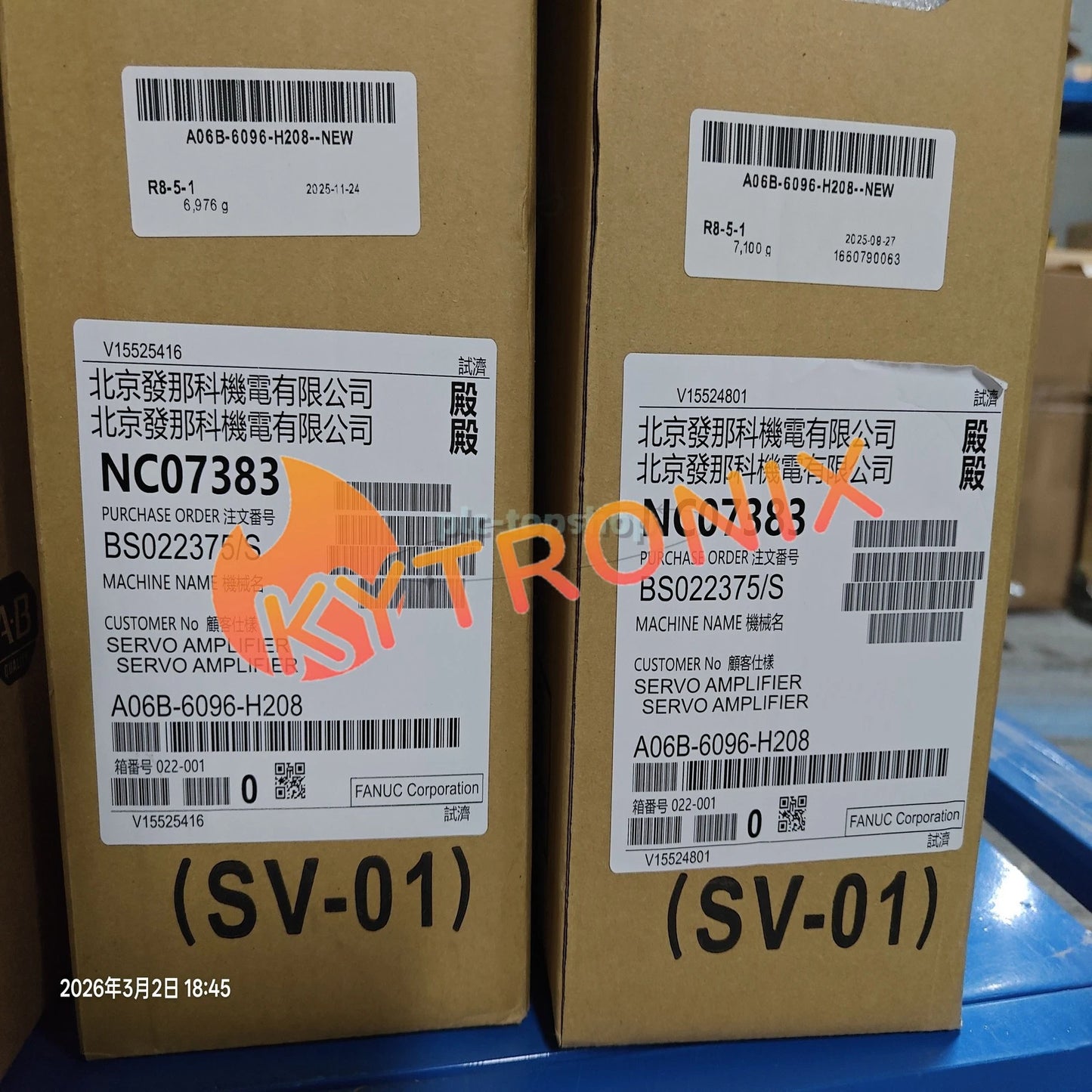 1PC FANUC A06B-6096-H208 Servo Amplifier PLC