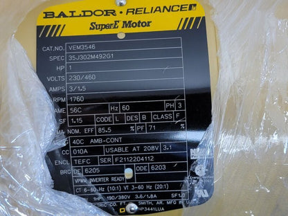 Baldor VEM3546 General Purpose Motor – Baldor VEM3546 General Purpose Motor - BALDOR