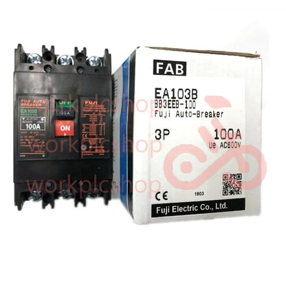 Fuji EA103B Circuit Breaker 100A 3P