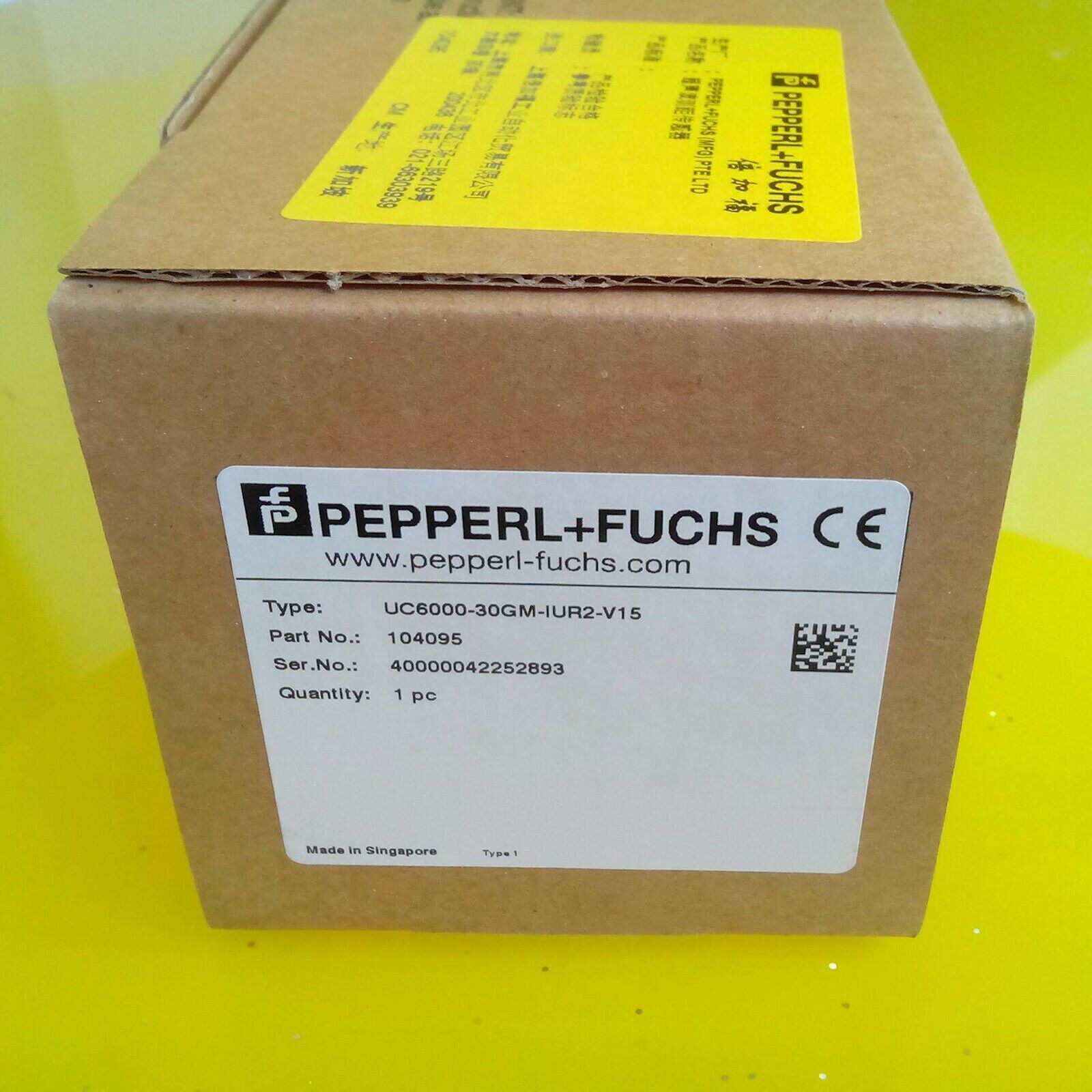 new UC6000-30GM-IUR2-V15 Pepperl+Fuchs ultrasonic sensor - PEPPERL+FUCHS