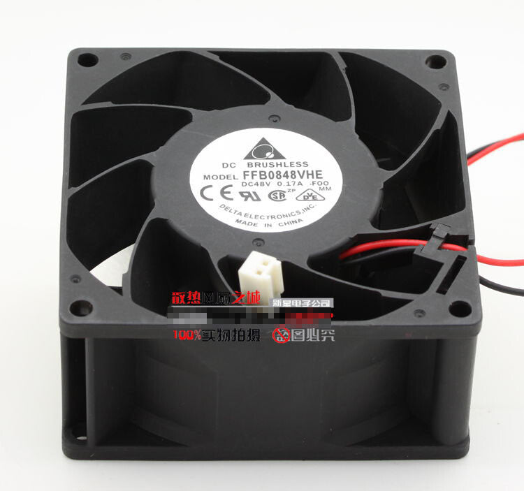 1pcs Delta FFB0848VHE 48V 0.17A 8038 8CM Inverter Cooling Fan 2pin