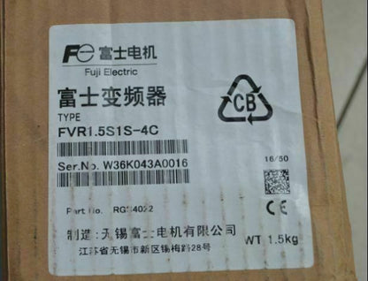 New One FUJI Inverter FVR1.5S1S-4C 1.5KW 3P 380V 50Hz/60Hz - ONE FUJI