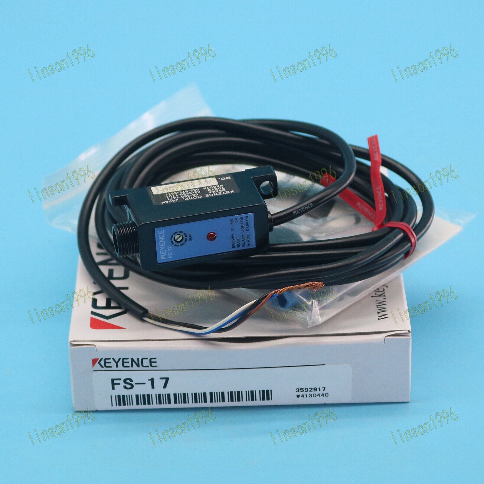 ONE KEYENCE Optical Fiber Amplifier FS-17 Fast - KEYENCE