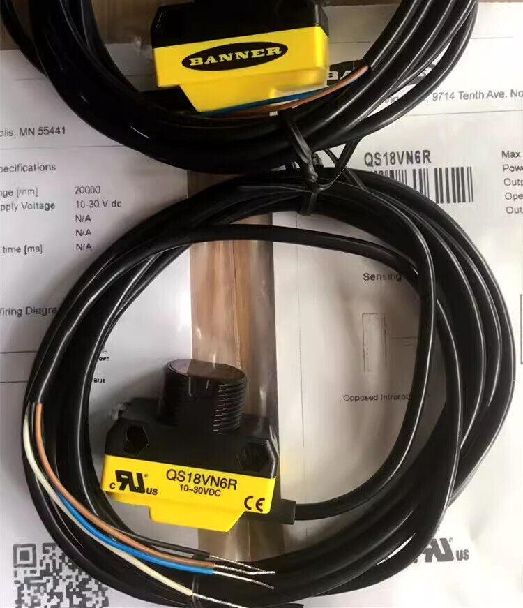 new 1pcs BANNER Sensor Photoelectric Switch QS186E+QS18VN6R (NPN injectivity) - BANNER