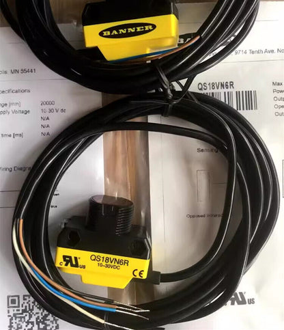 new 1pcs BANNER Sensor Photoelectric Switch QS186E+QS18VN6R (NPN injectivity) - BANNER