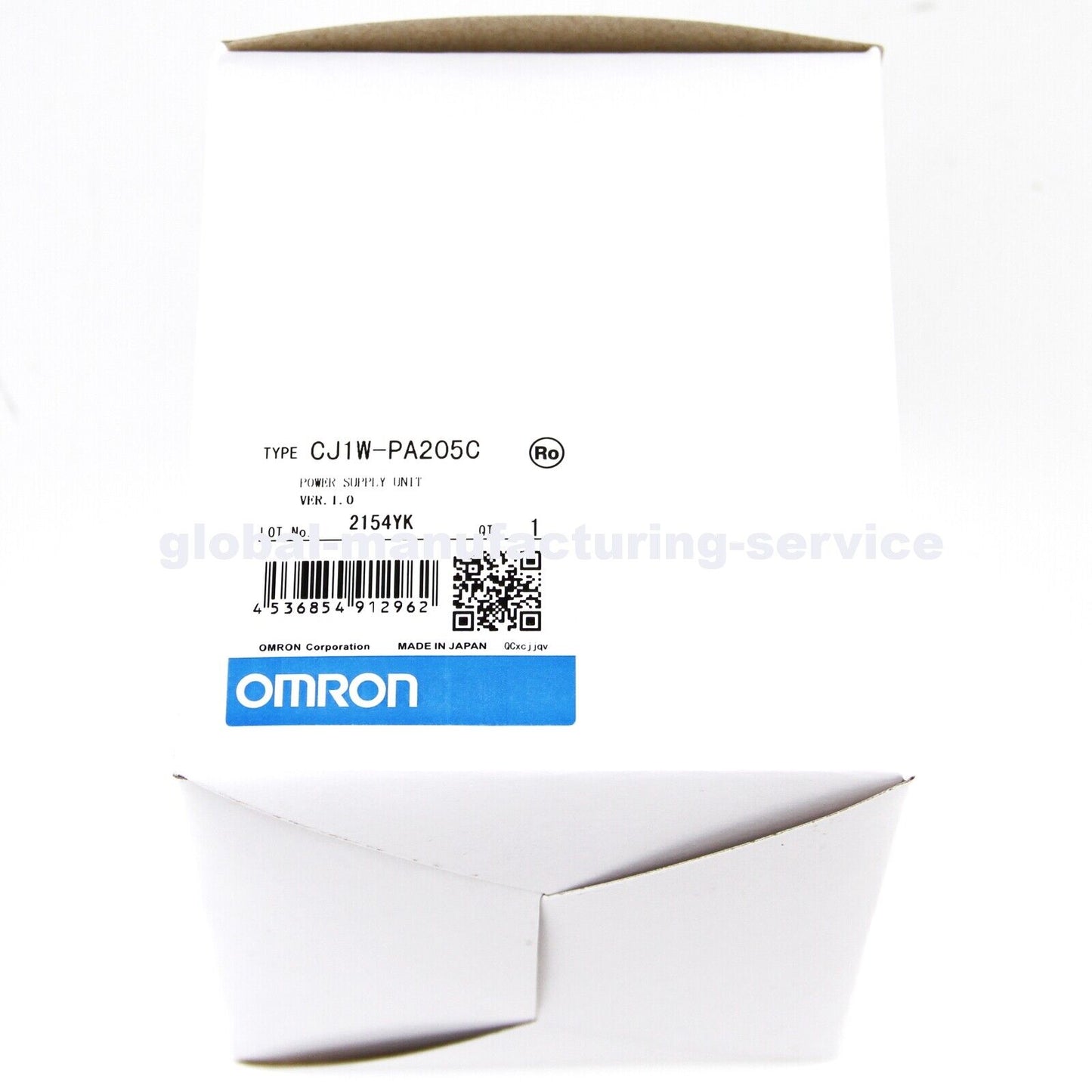 Omron CJ1WPA205C 5A 100~240VAC 5VDC PLC Power Supply Unit - OMRON