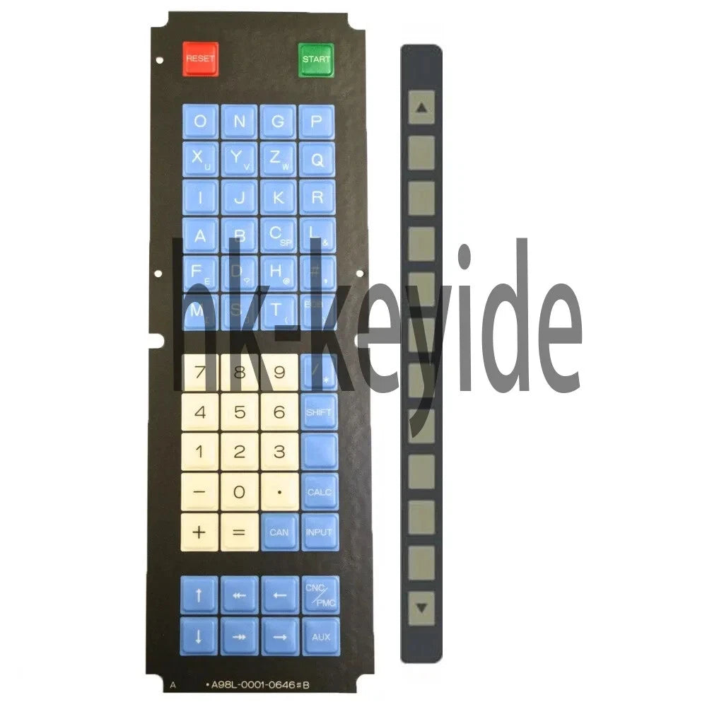 1PC Fanuc A98L-0001-0646#B & A98L-0001-0630 Membrane Keysheet Keypad One~