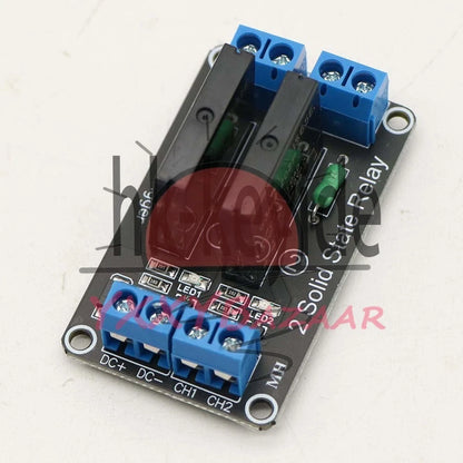 2 Channel SSR G3MB-202P Solid State Relay Module with Resistive Fuse 5V