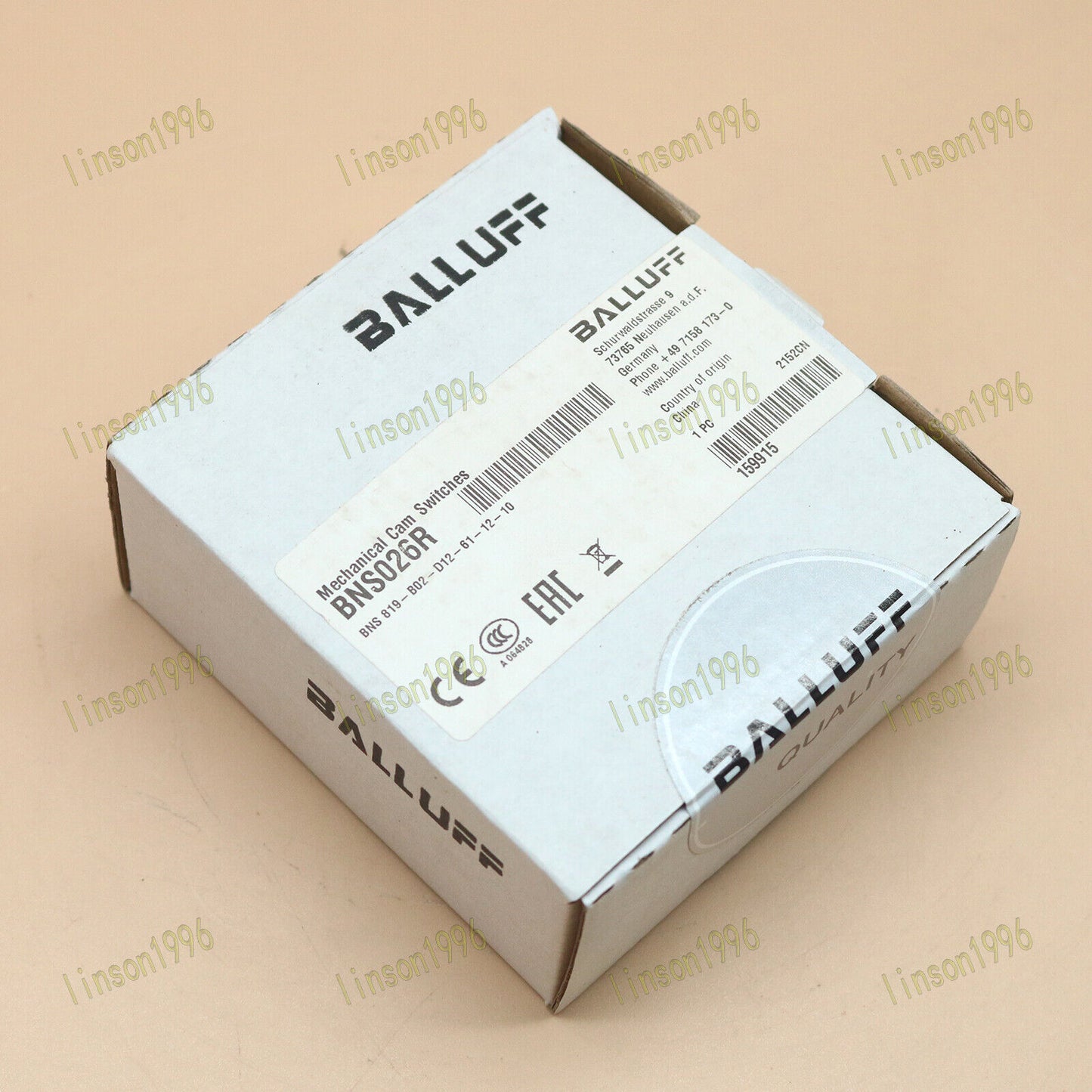 1PC BALLUFF LIMIT SWITCH BNS 819-B02-D12-61-12-10 FAST SHIP - BALLUFF