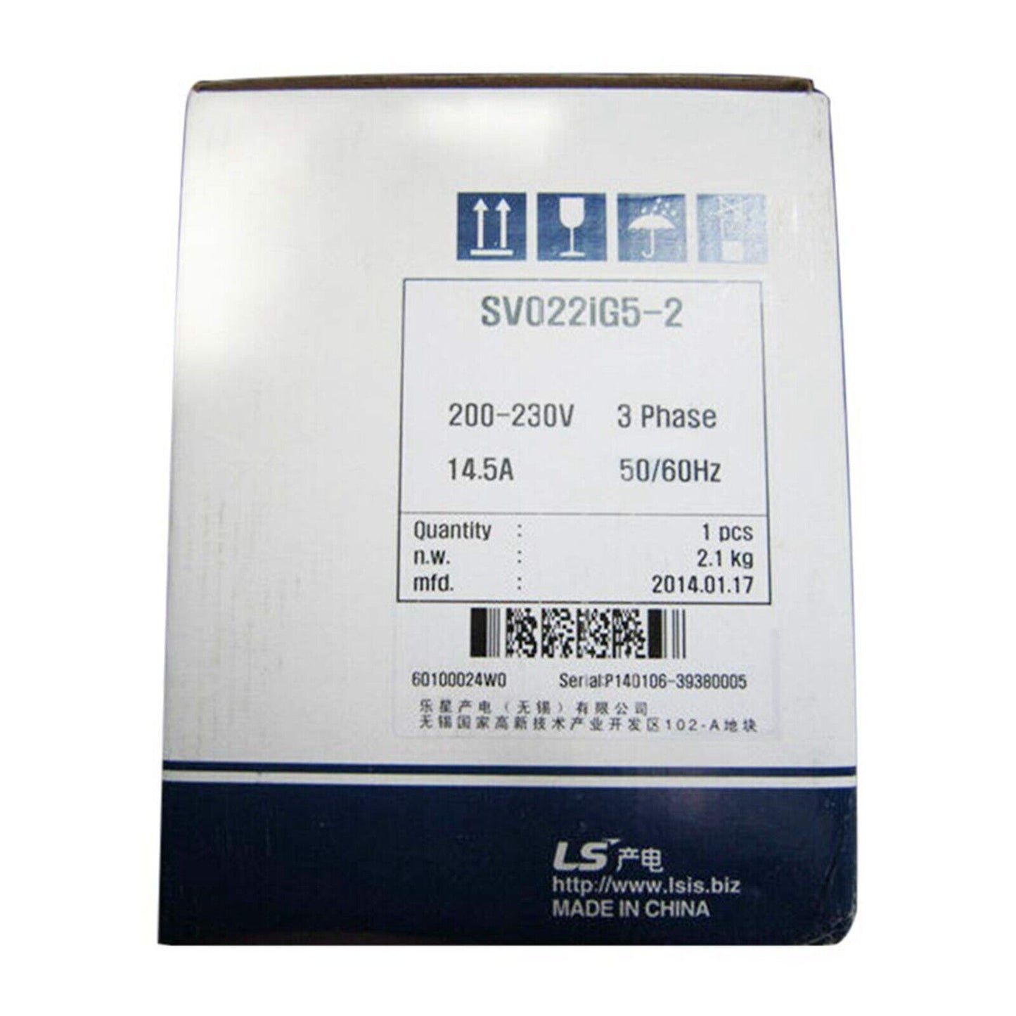 LS Inverter SV022iG5-2 - ECOPOWER