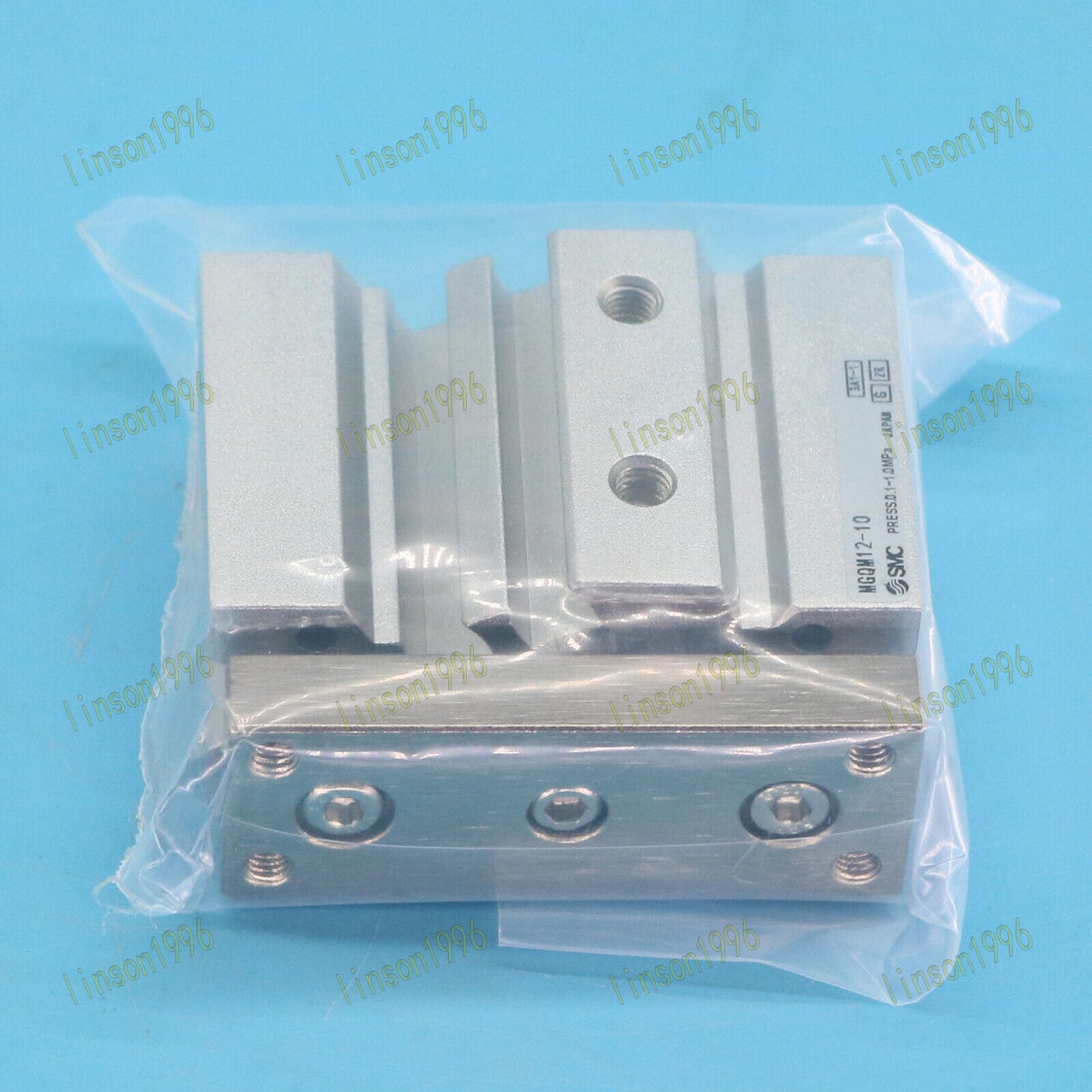 New MGQM12-10 SMC Guide rod cylinder in a box fast shipped - MGQM