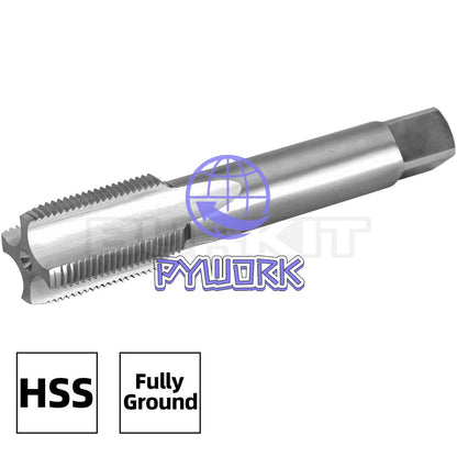 2"-12 UN Thread Tap Right Hand, HSS 2" x 12 UN Straight Fluted Tap