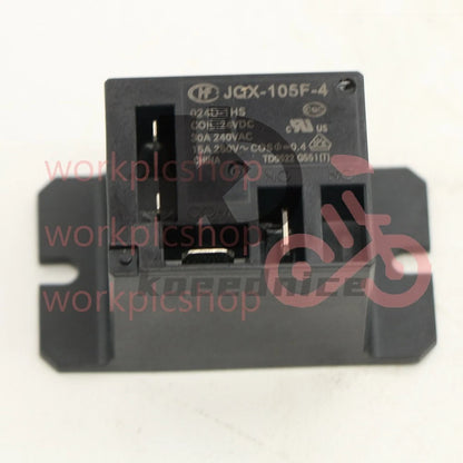 HONGFA HF105F-4-024D-1HST=JQX105F-4-024D-1HS 24VDC Power Relay 4Pins 30A 240VAC