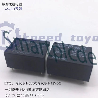 10pcs relay G5CE-1-5VDC G5CE-1-12VDC 5VDC 12VDC~