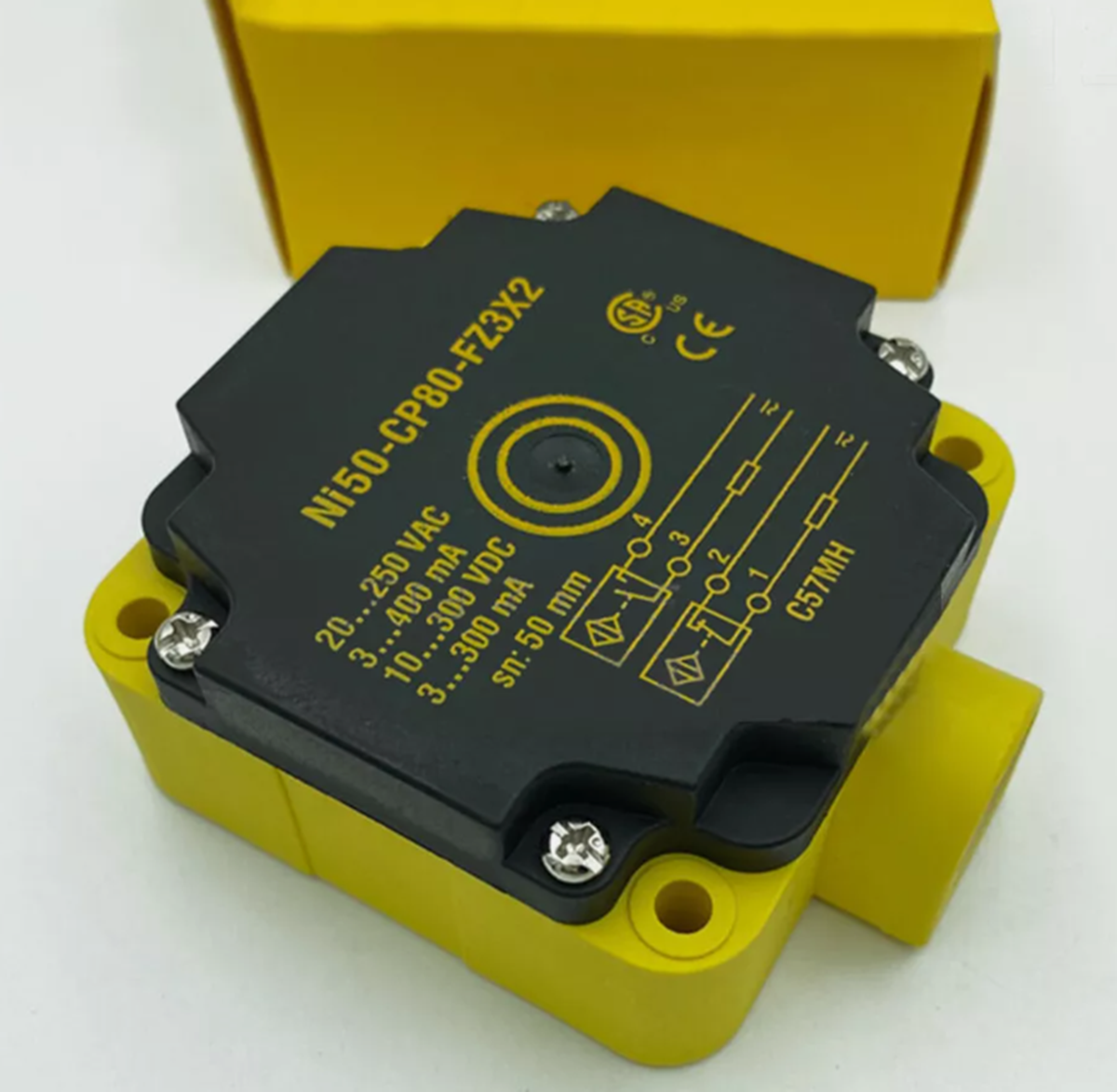 new TURCK NI50-CP80-FZ3X2 Nonembeddable Rectangular Inductive Proximity Sensor 2Wire - TURCK