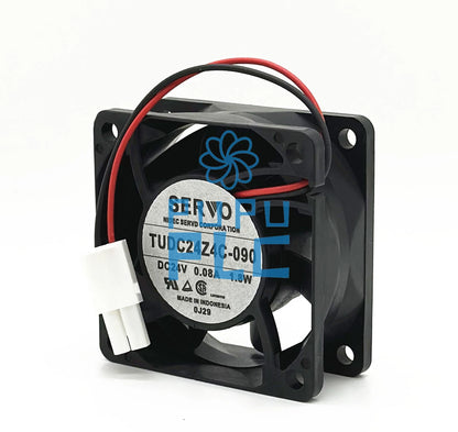1pcs SERVO TUDC24Z4C-090 24V 0.08A 1.8W 2-line Double Ball Inverter Fan~