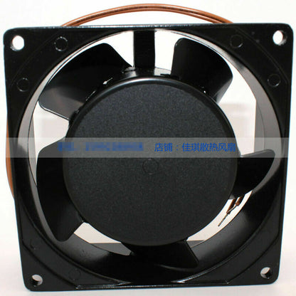 1pcs  Bi-Sonic 3.5E-230B 230V 9cm metal iron leaf high temperature dual ball fan
