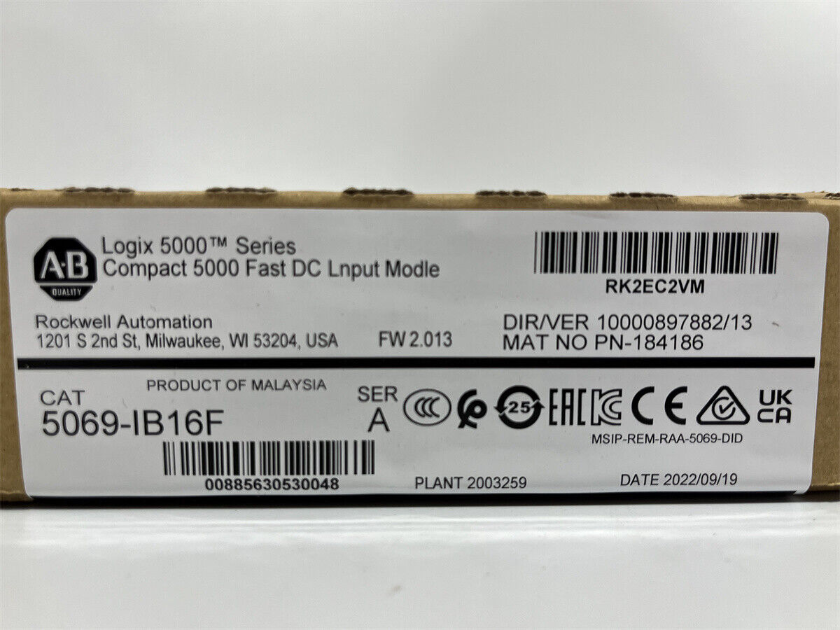 Sealed Allen-Bradley AB 5069 IB16F Compact Input Module 5069 IB16F - ALLEN-BRADLEY