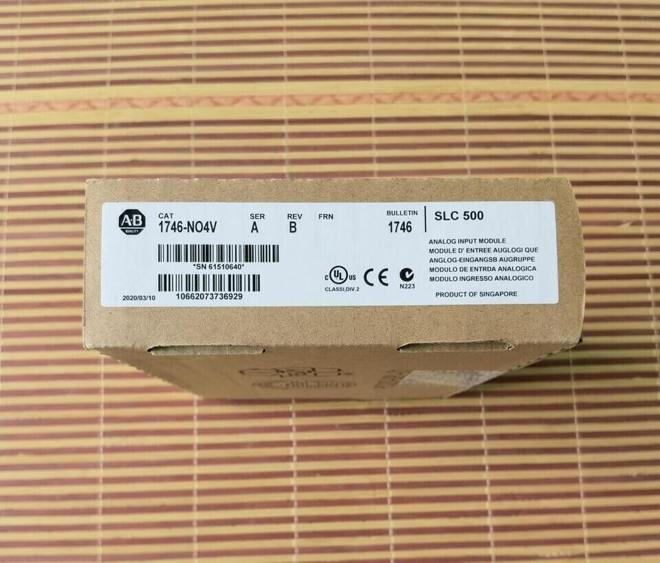 New Factory Sealed AB 1746NO4V SLC 500 PLC Analog Output Module - BAIDU