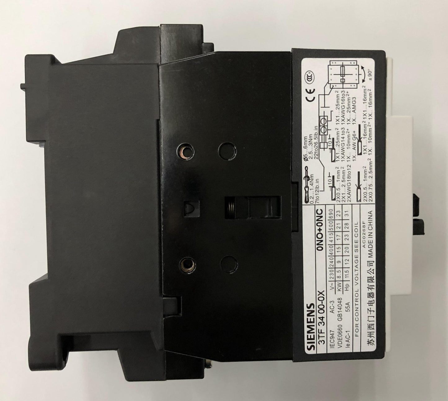 3TF3400-0X 24V 48V 110V 220V 380V 3TF34 AC contactor
