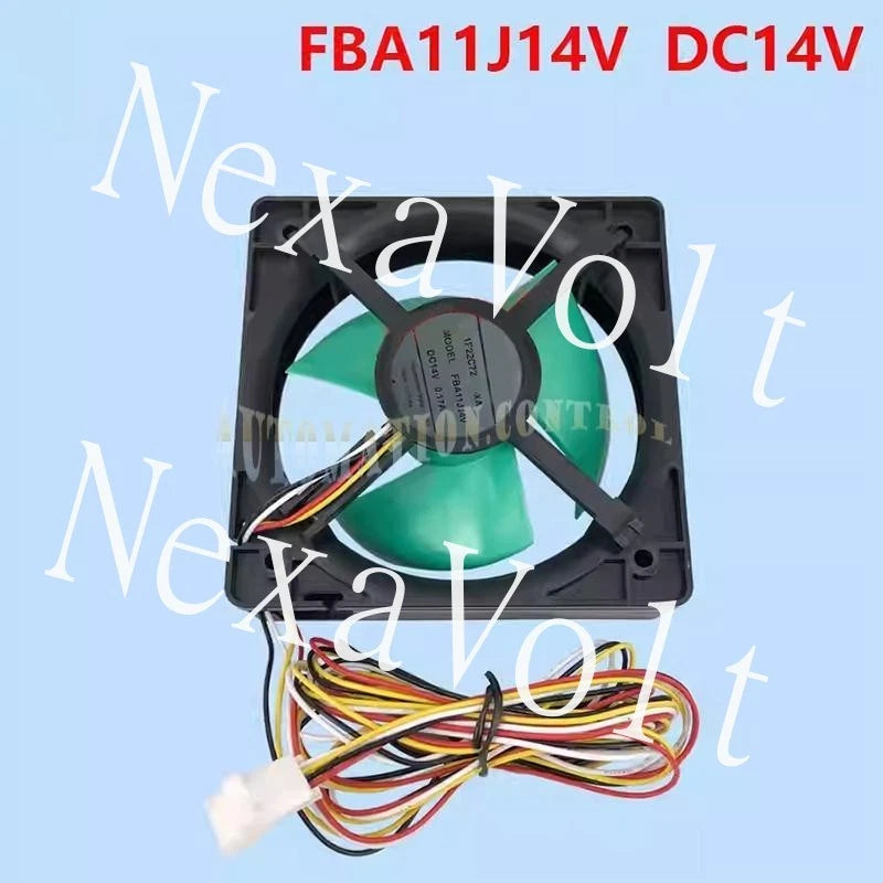 for Panasonic Refrigerator Cooling Fan FBA11J14V DC14V 0.17A Silent Fan 4Pin