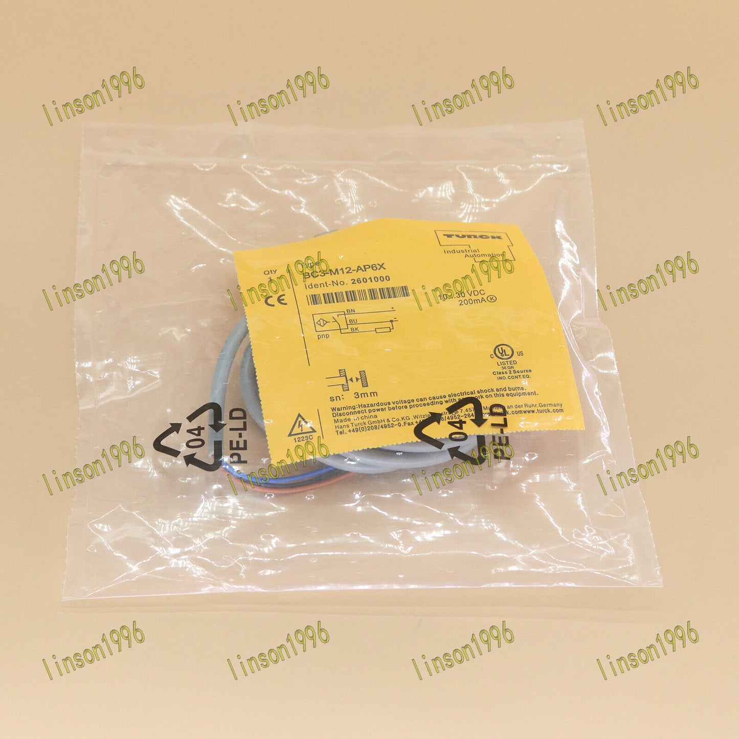 New ONE Turck Proximity Sensor Switch BC3-M12-AP6X Quality Assured - TURCK