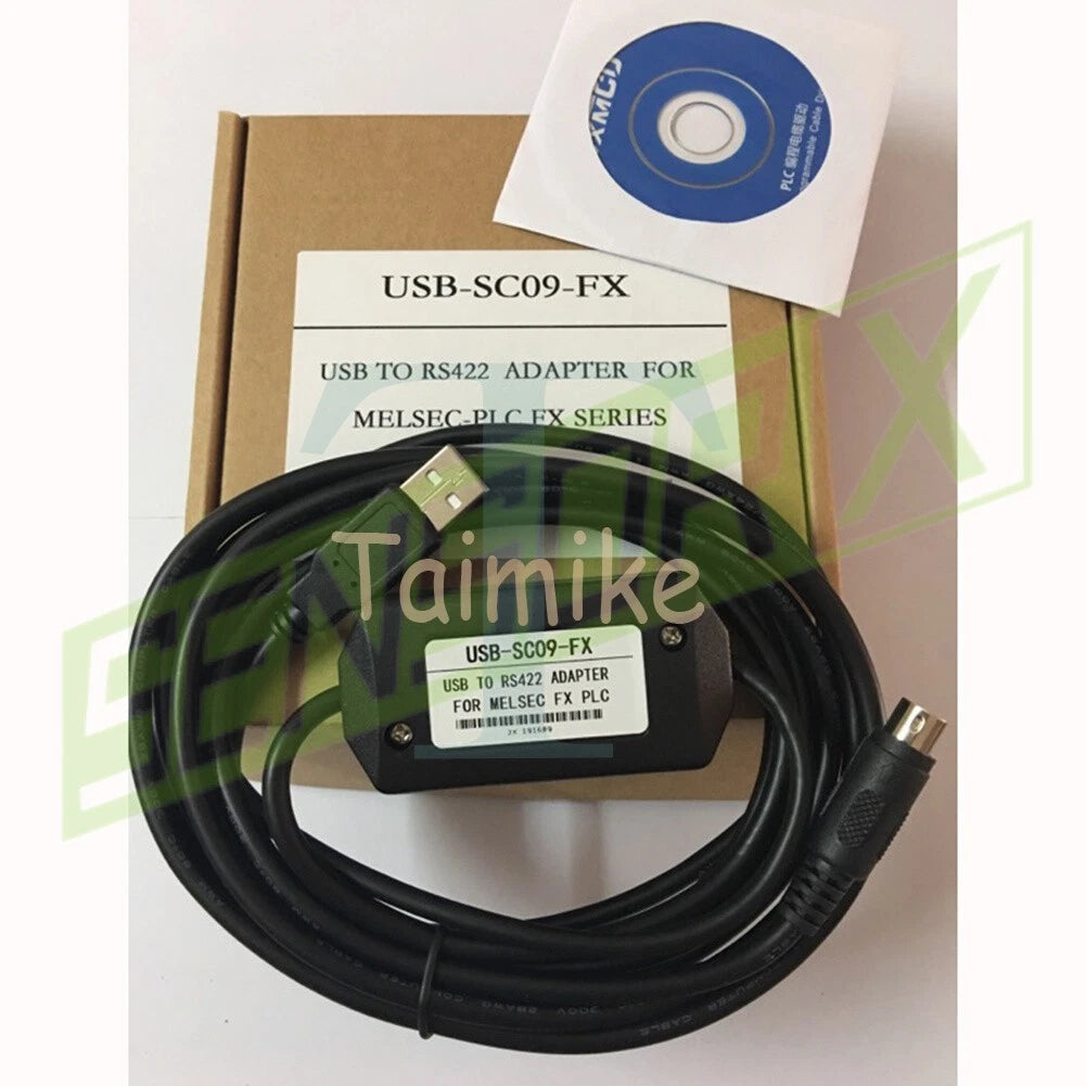 PLC Programming USB-SC09-FX Cable For MELSEC USB TO RS422 ADAPTER Mitsu