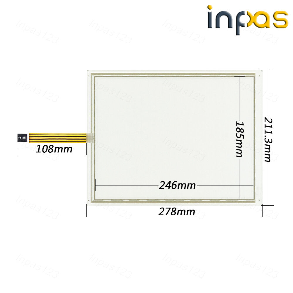 For 6AV7612-0AB22-0CG0 6AV7 612-0AB22-0CG0 Touch screen + overlay film PC670 12