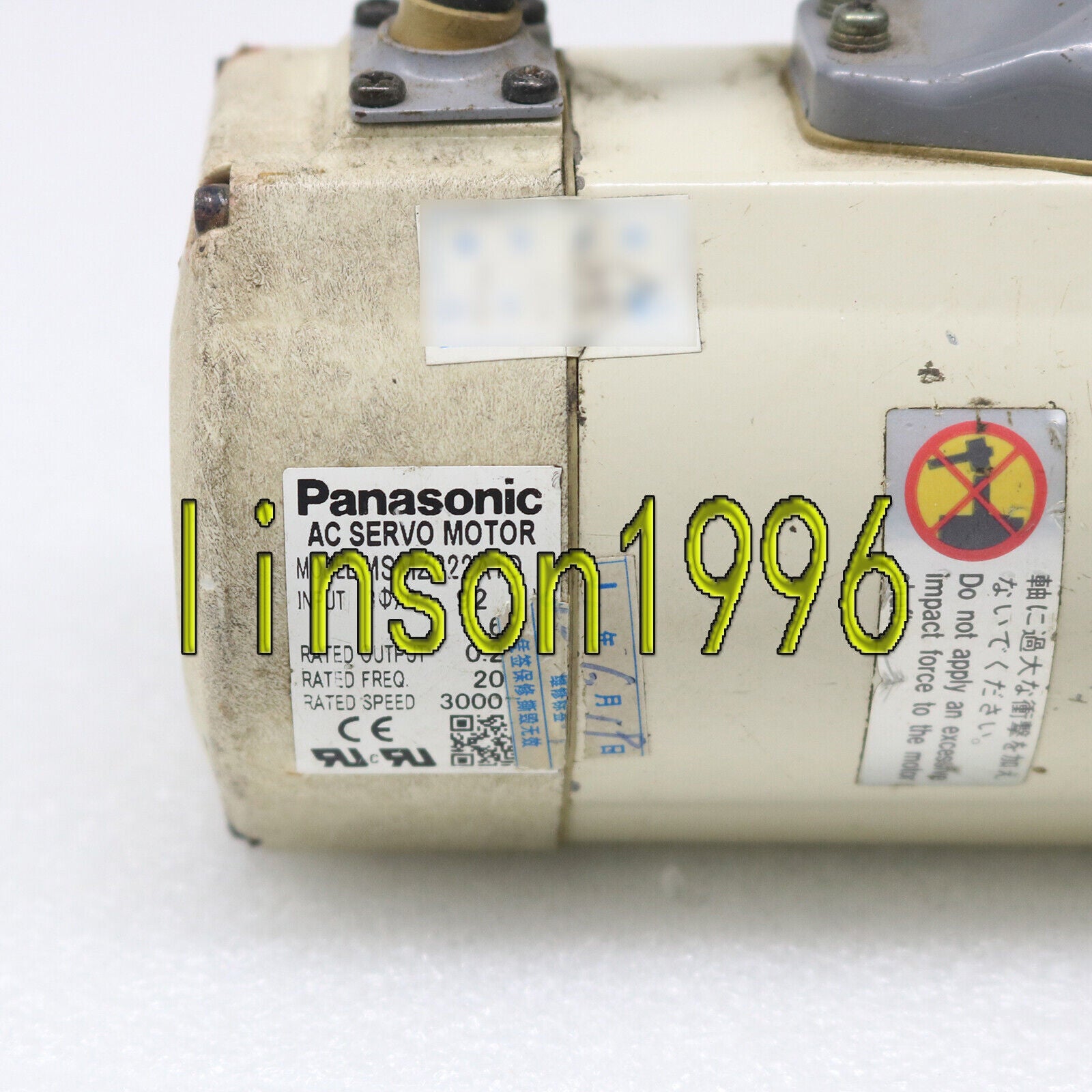 Used Panasonic MSMZ022A1D AC Servo Motor - PANASONIC