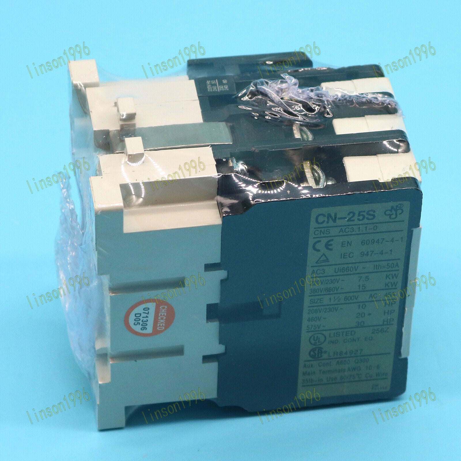 TECO CN-25S 220V Ac Contactor Fast - TECO