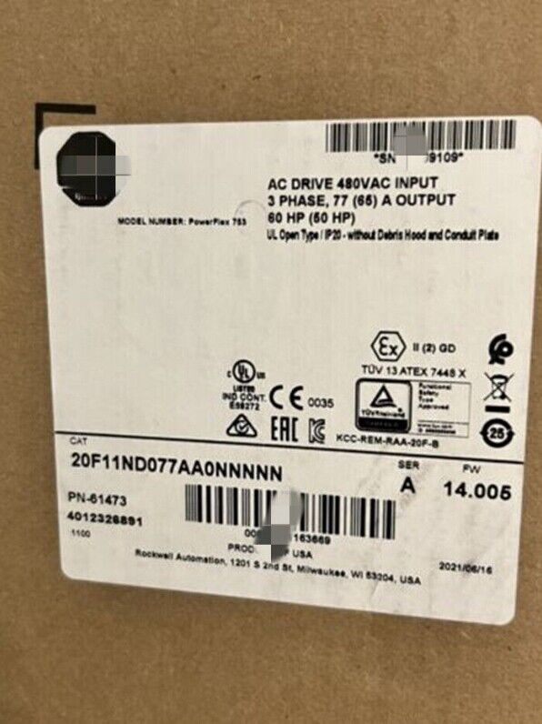 Allen Bradley PowerFlex 753 AC Drive - ALLEN BRADLEY