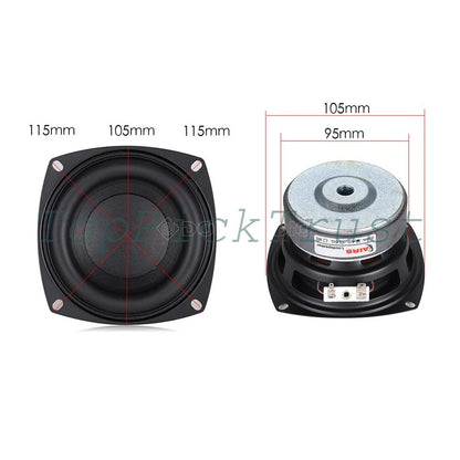 for Home Audio System HiFi 4" inch 100W Subwoofer Speaker Unit Bass Loudspeaker