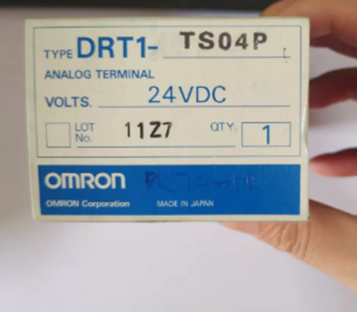 OMRON DRT1-TS04P Temperature Control Analog Input Terminal PLC Module - OMRON