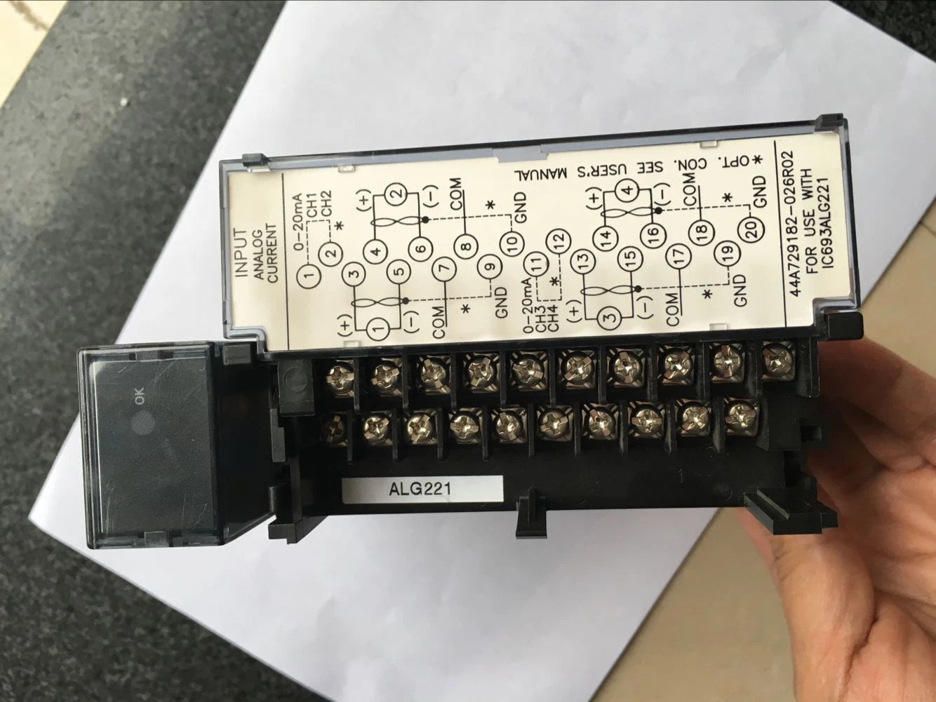 1pcs GE Fanuc IC693ALG221J Analog Module