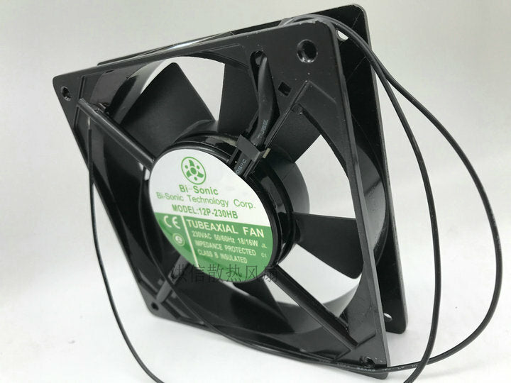 1pcs  Bi-Sonic 12P-230HB 12025 230V 18/16W chassis fan