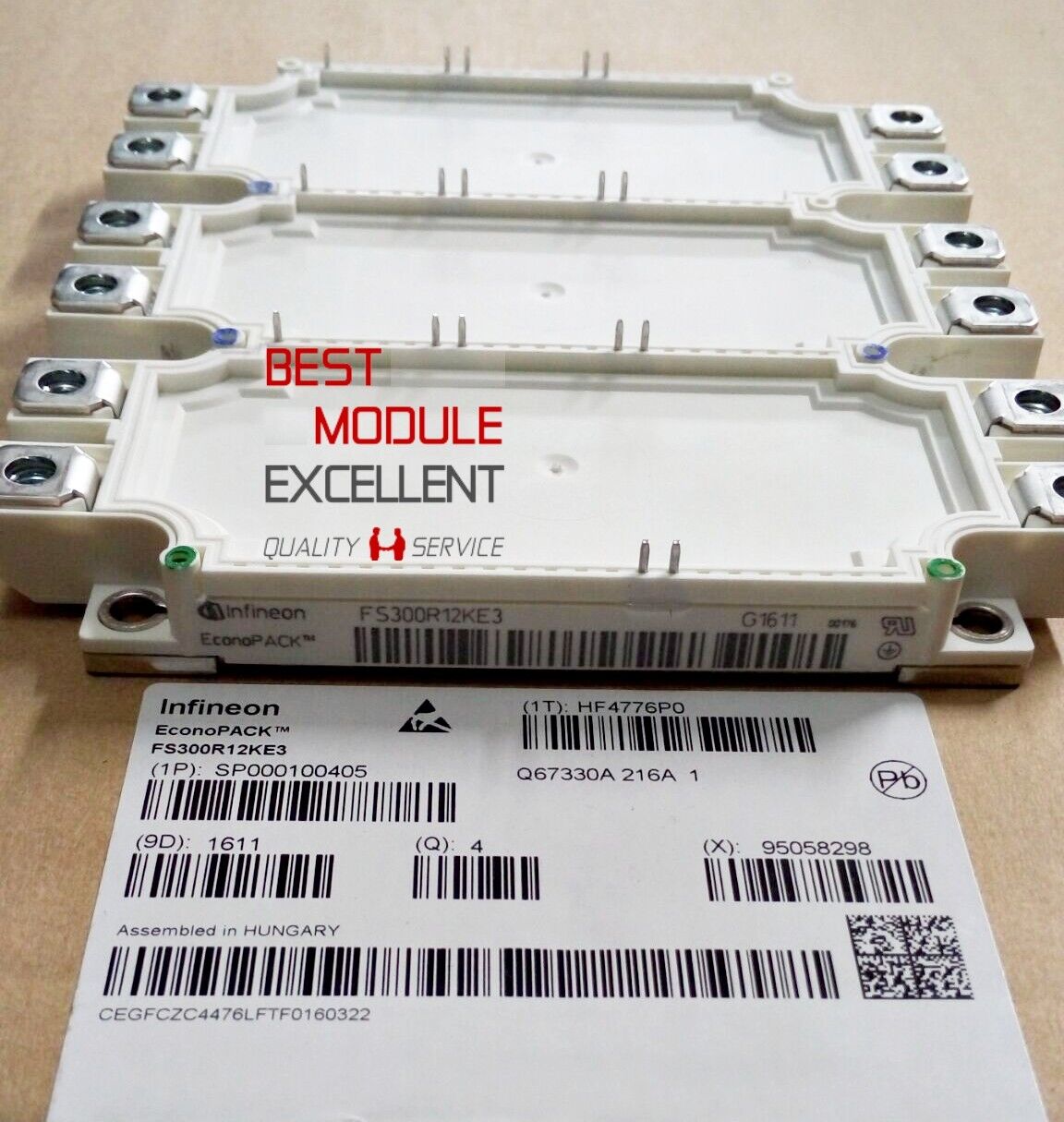New 1PCS INFINEON FS300R12KE3 Power Supply Module Quality Assurance - INFINEON